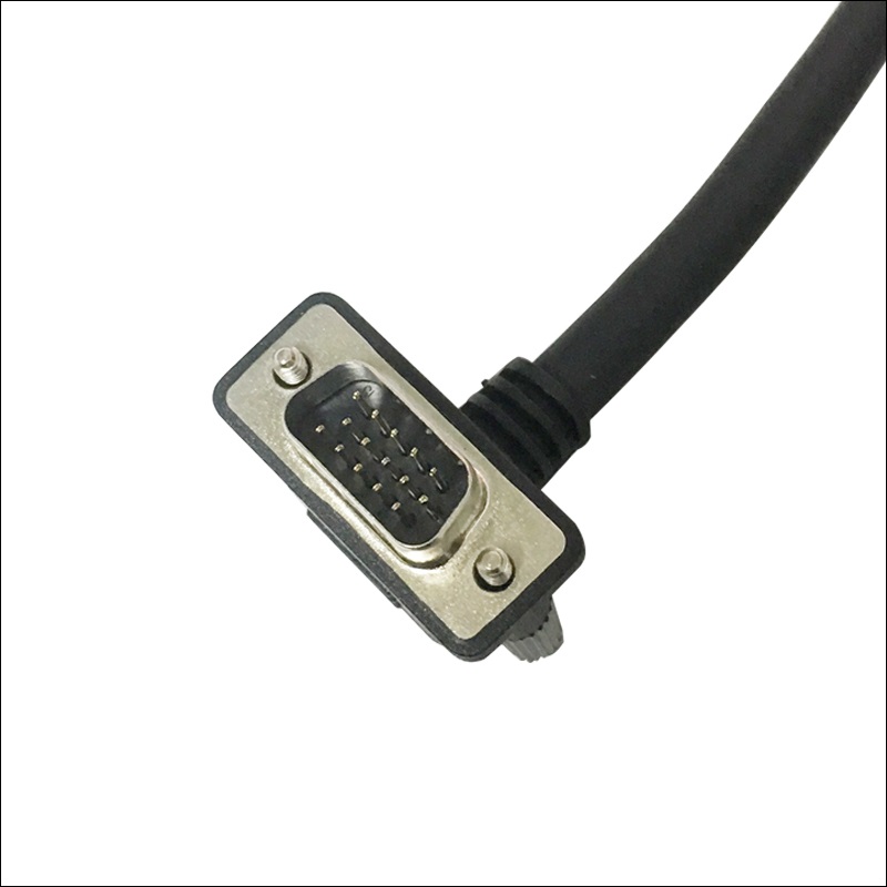 D-SUB 9P(HD 15P)弯头连接线,D-SUB 9P(HD 15P)弯头连接线生产工厂/厂家-东莞市林诚塑胶电子有限公司