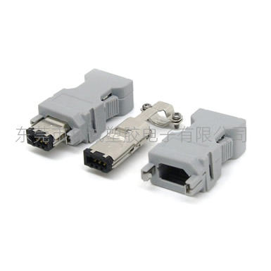  SM-6P(1394 6P)公头焊线式伺服连接器（B01-006321A1-02）